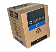 Copo descartável PP para água 150 ml COPOBRAS  transparentes CX C/25X100