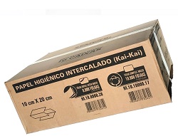 PAPEL HIGIENICO KAI KAI ACIGOL 8000 FOLHAS DUPLAS 250X250