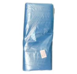 Saco azul para lixo capacidade 200 litros reforçado pcte c/100 sacos