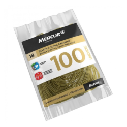 Elastico super amarelo MERCUR c/100 unidades